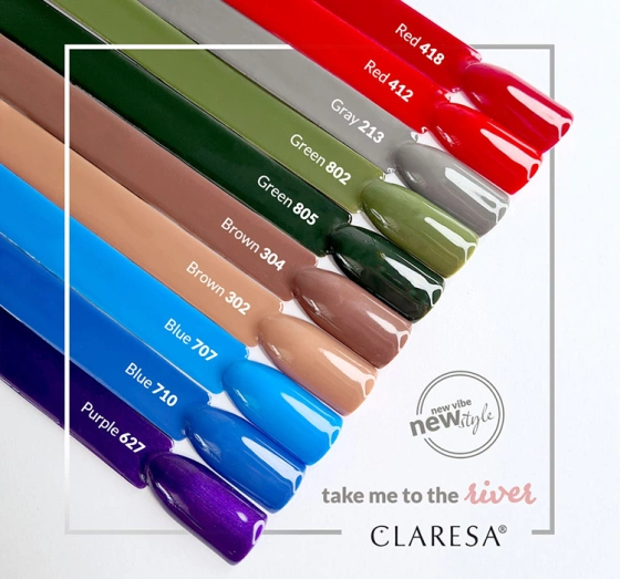 Claresa UV/LED-Hybridnagellack Brown 302 5 g