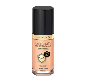 MAX FACTOR FACEFINITY ALL DAY FLAWLESS 3IN1 VEGANE GRUNDIERUNG N75 GOLDEN 30ML