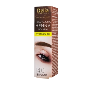 DELIA TRADITIONELLE AUGENBRAUENHENNA BRAUN 4.0