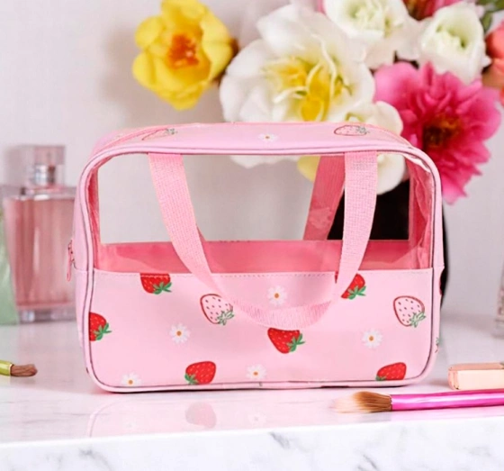 Kliknij na zdjęcie, aby je powiększyć eCarla wasserdichte Kosmetiktasche KS148 Erdbeeren