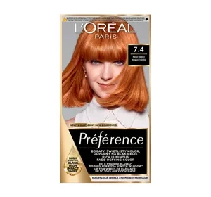 L'Oréal Paris Preference Haarfarbe 7.4 Kupfer