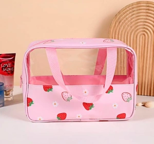 eCarla wasserdichte Kosmetiktasche KS148 Erdbeeren