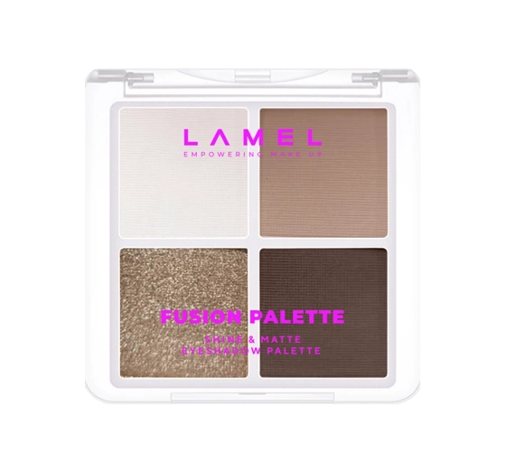 Kliknij na zdjęcie, aby je powiększyć LAMEL COSMETICS FUSION LIDSCHATTENPALETTE 404 TAUPE 7G