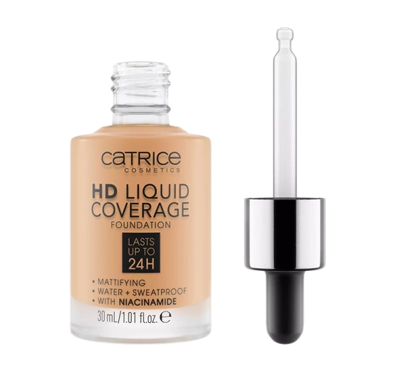 CATRICE HD LIQUID COVERAGE FOUNDATION 034 MEDIUM BEIGE 30ML