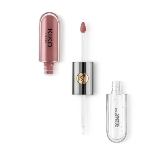   KIKO Milano Unlimited Double Touch Zweiteiliger Flüssiglippenstift 120 Rosy Mauve 2x3ml