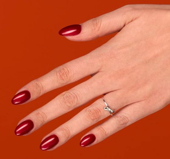 SEMILAC UV HYBRID NAGELLACK PEARL RED 070