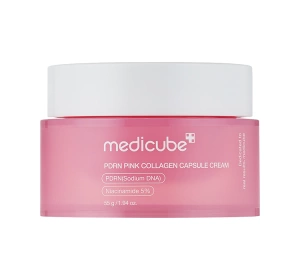 Medicube PDRN Pink Collagen Capsule Cream Kollagen-Kapsel-Gesichtscreme 55 g