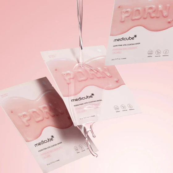 Medicube PDRN Pink Vita Coating Mask Regenerierende Sheet-Maske 22 g