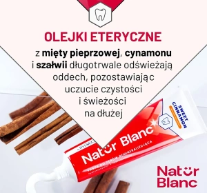 Sylveco Natur Blanc Remineralisierende Zahnpasta Sweet Cinnamon 100ml