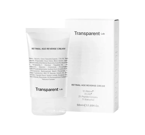 TRANSPARENT LAB RETINAL AGE REVERSE CREAM ANTI-FALTEN-GESICHTSCREME 50ML  