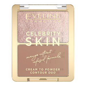 Eveline Cosmetics Celebrity Skin – Set aus cremigem Highlighter und Bronzer 01 Soleil Radiant 8 g