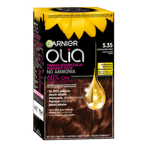 Garnier Olia ammoniakfreie Haarfarbe 5.35 Schokoladenbraun