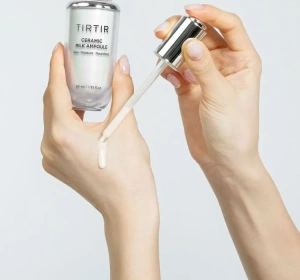 TIRTIR Ceramic Milk Ampoule – intensiv feuchtigkeitsspendende Gesichtsampulle, 40 ml