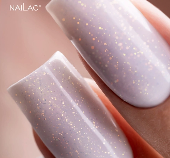 Kliknij na zdjęcie, aby je powiększyć NAILAC OPALX TOP HYBRID TOPCOAT MILKY GOLD 7ML