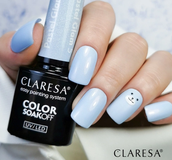 Kliknij na zdjęcie, aby je powiększyć CLARESA SOAK OFF HYBRIDLACK PASTEL GLAM 5 5G