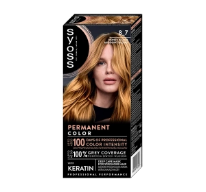SYOSS PERMANENTE COLORATION HAARFARBE 8_7 HONIGBLOND