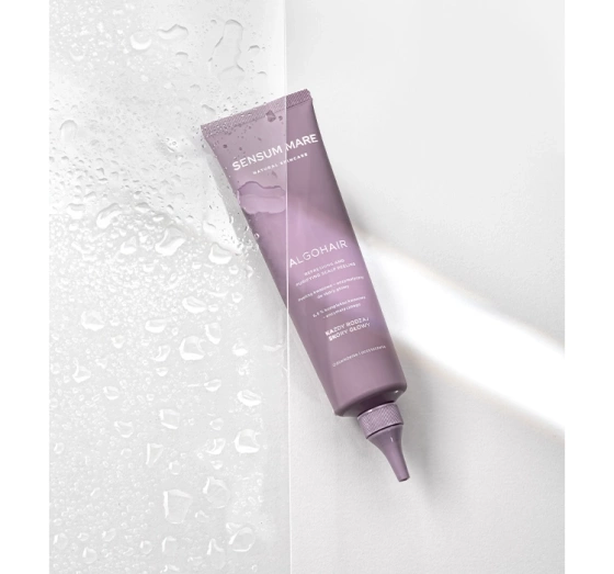 Kliknij na zdjęcie, aby je powiększyć Sensum Mare ALGOHAIR säure-enzymatisches Peeling für Kopfhaut 150ml