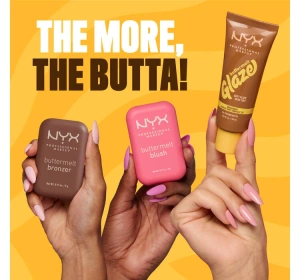 NYX Professional Makeup Buttermelt Glaze Creme-Foundation mit SPF30 08 Nutmeg Butta 30 ml