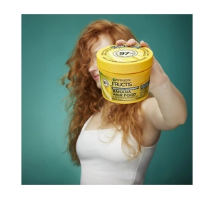 GARNIER FRUCTIS HAIR FOOD BANANA NÄHRENDE MASKE FÜR TROCKENES HAAR 400ML