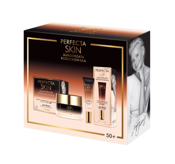 Kliknij na zdjęcie, aby je powiększyć Perfecta Małgorzata Kożuchowska Geschenkset Creme 50+ 50 ml + Augencreme 50+/60+ 15 ml