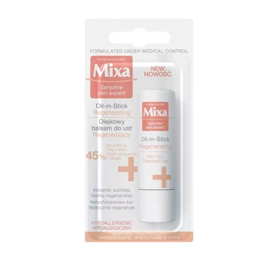 Kliknij na zdjęcie, aby je powiększyć MIXA SENSITIVE SKIN EXPERT ÖLLIPPEN-BALM 4,7ML