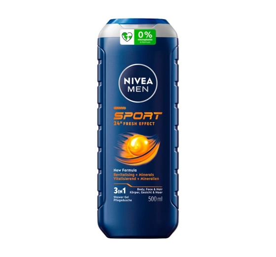 Kliknij na zdjęcie, aby je powiększyć NIVEA MEN SPORT DUSCHGEL FÜR MÄNNER 500ML