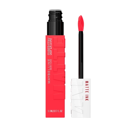 Kliknij na zdjęcie, aby je powiększyć MAYBELLINE SUPER STAY MATTE INK LIPPENSTIFT 25 HEROINE 5ML