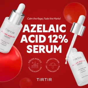 TIRTIR Azelaic Acid 12 % – beruhigendes Feuchtigkeitsserum gegen Hautrötungen, 30 ml