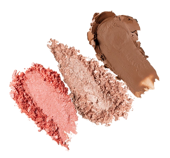 Kliknij na zdjęcie, aby je powiększyć Everybody London Trio Face Contour-Palette Glow Me Peachy 8,6 g