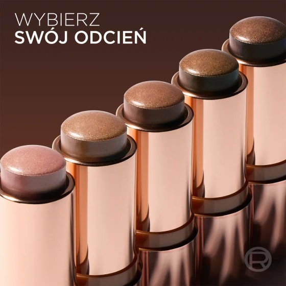 Kliknij na zdjęcie, aby je powiększyć L'Oréal Paris Lumi Bronze Le Stick Soleil – cremig-pudriger Bronzer-Stift für das Gesicht, 110 Toasted Sunlight, 9 g