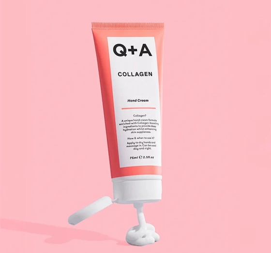 Kliknij na zdjęcie, aby je powiększyć Q+A Collagen Handcreme mit Kollagen 75 ml