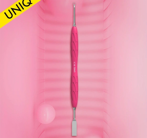 Staleks Pro UNIQ Gummy Doppelter Maniküre-Pusher mit Silikongriff 11/1