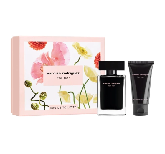 Kliknij na zdjęcie, aby je powiększyć NARCISO RODRIGUEZ FOR HER EDT SPRAY 50ML + BL 50ML SET