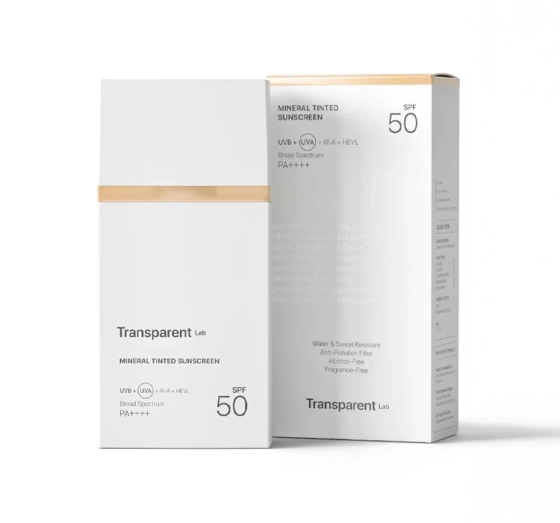 Transparent Lab Mineral Tinted Sunscreen – leichte mineralische Sonnencreme mit LSF 50 Light, 100 ml 