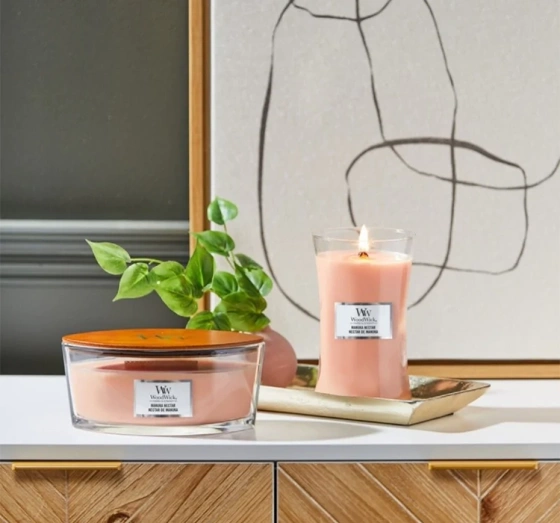 Kliknij na zdjęcie, aby je powiększyć WoodWick Ellipse Candle Duftkerze Manuka Nectar 453,6 g