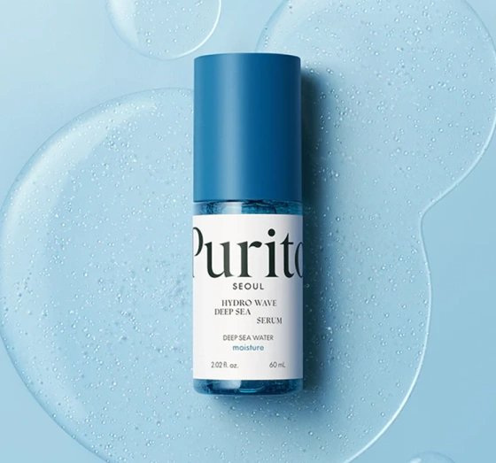 Kliknij na zdjęcie, aby je powiększyć Purito Hydro Wave Deep Sea Feuchtigkeitsspendendes Gesichtsserum 60ml