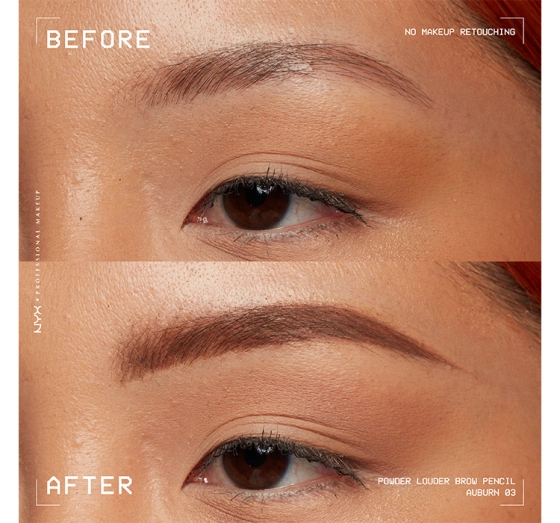 NYX PROFESSIONAL MAKEUP POWDER LOUDER AUGENBRAUENSTIFT 03 AUBURN 1,15G