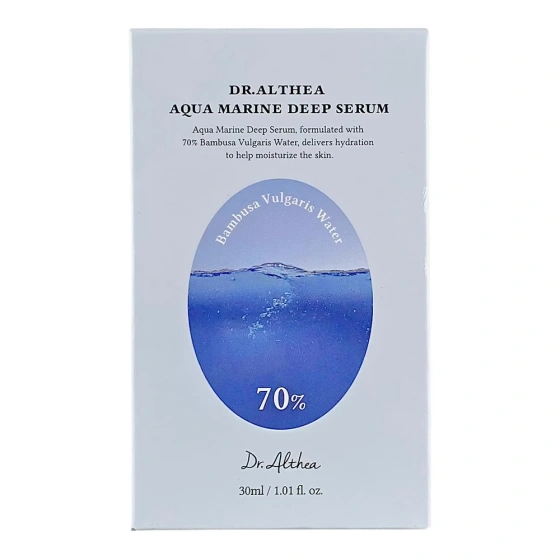 Kliknij na zdjęcie, aby je powiększyć Dr.Althea Aqua Marine Deep Serum Feuchtigkeitsspendendes Gesichtsserum 30 ml