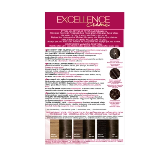 LOREAL EXCELLENCE CREME HAARFARBE 5.00 HELLBRAUN 