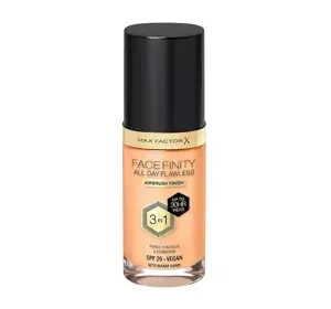 MAX FACTOR FACEFINITY ALL DAY FLAWLESS 3IN1 VEGANE GRUNDIERUNG W70 WARM SAND 30ML