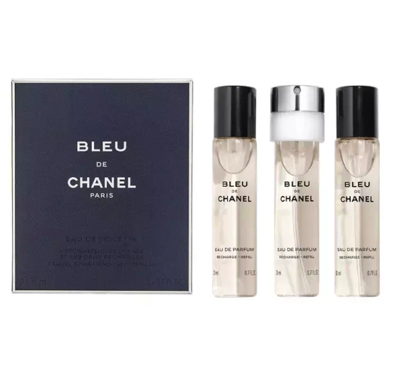 Kliknij na zdjęcie, aby je powiększyć CHANEL BLEU DE CHANEL EDT 3 X 20 ML SET