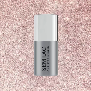 SEMILAC ONE STEP HYBRID HYBRIDLACK UV S245 GLITTER PINK BEIGE 5ML