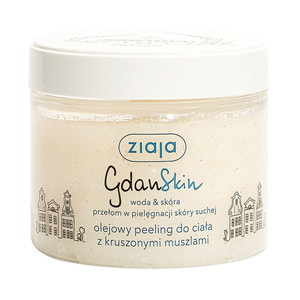 Ziaja Gdanskin Öl-Körperpeeling mit zerkleinerten Muschelstückchen 300 ml