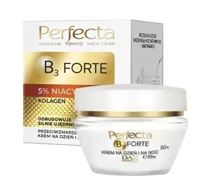 Perfecta B3 Forte Anti Falten Gesichtscreme für Tag und Nacht 50+ 50ml