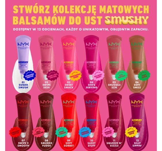 NYX Professional Makeup Smushy matter Lippenbalsam 05 Snuggle Szn 8 ml