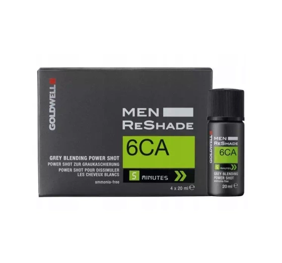 GOLDWELL MEN RESHADE HAARENTGRAUUNGSMITTEL FÜR MÄNNER 6CA COOL ASH DARK BLONDE 4X20ML