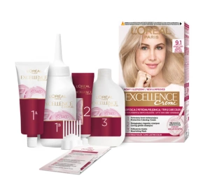 LOREAL EXCELLENCE CREME 9.1 VERY LIGHT ASH BLONDE