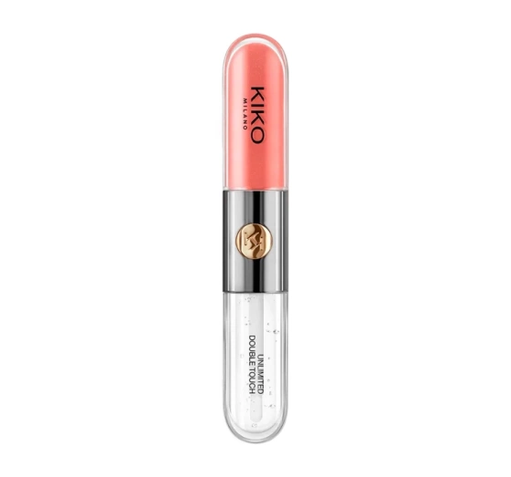 Kliknij na zdjęcie, aby je powiększyć KIKO Milano Unlimited Double Touch Zweiteiliger Flüssiglippenstift 113 Satin Coral 2x3ml