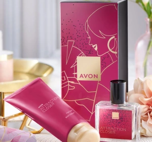 Avon Attraction Closer for Her Eau de Parfum Spray 30ml + balsam do ciała 125ml