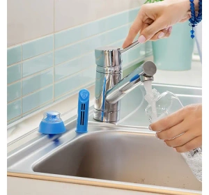 Dafi Soft 2 x Aktivkohlefilter + Verschlusskappe für Wasserflasche Blau